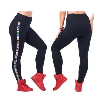 Zumba Dance League High Waisted Ankle Leggings